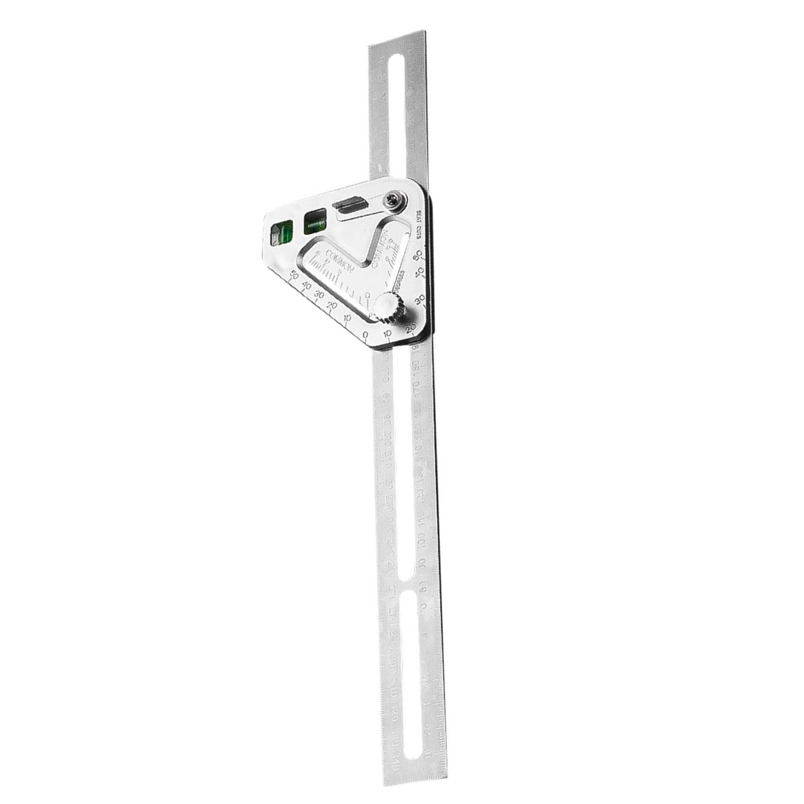 Msioytog Multifunctional Triangular Ruler For Angles Measurement Levels Checking And Line Drawing Stainless Tool Multifunctional Triangle Ruler