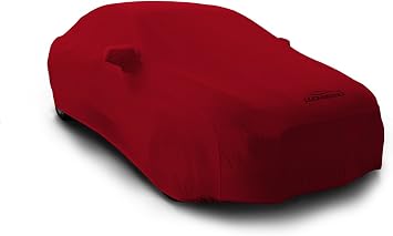 Coverking Custom Fit Car Cover for Select Triumph TR6 Models - Satin Stretch Red