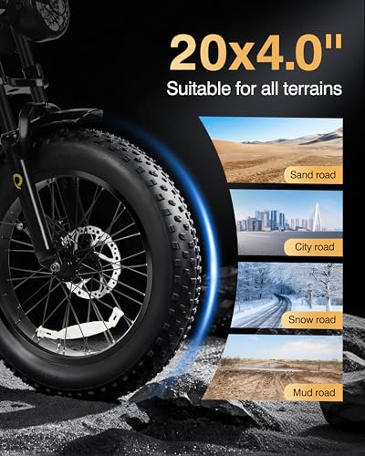 Qlife Electric Bike for Adults/Teens Spark-1500W Peak Motor