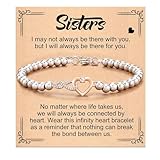 Wdbild Elegante corazón infinito con elegantes cristales para mujer, simbolizando la amistad y los estilos, uso diario casual, diamantes de acento, talla única, como se describe