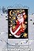 Toland Home Garden 101234 Celestial Santa Christmas Flag 28x40 Inch Double Sided Christmas Garden Flag for Outdoor House Winter Flag Yard Decoration