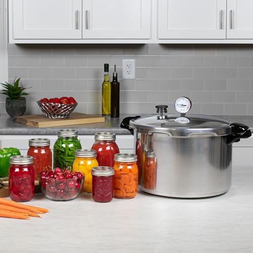Image of Presto 01755 16-Quart Aluminum Pressure Canner and Cooker