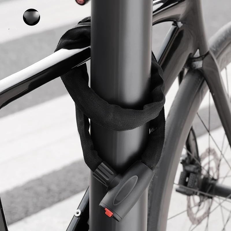 Lucchetto Bici Lucchetto for bicicletta con catena MTB for bici da strada, lucchetto in acciaio addensato Catena Bici