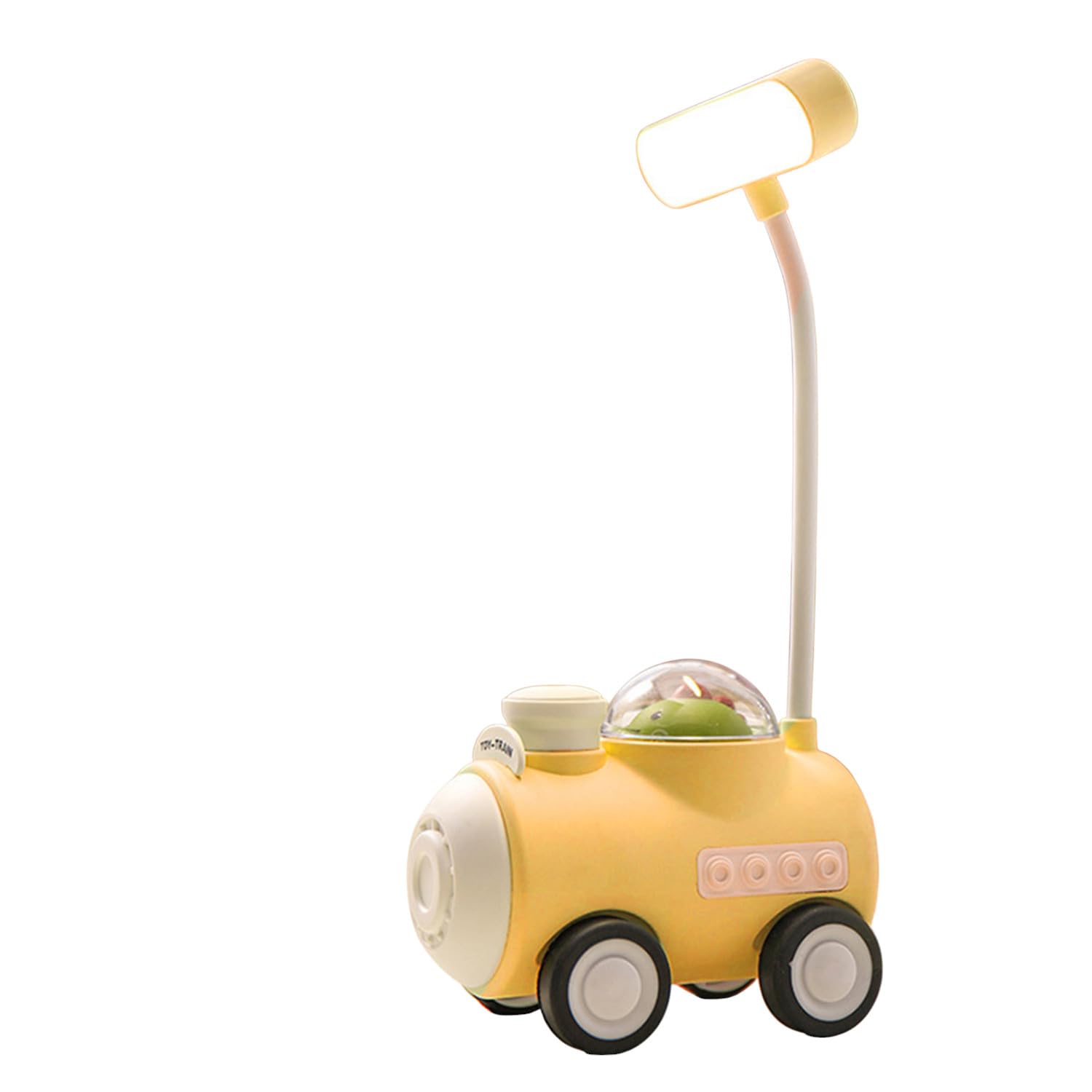 Plastic Train Table Desk Lamp with Pen Holder, Yellow, Pack of 1-image-16