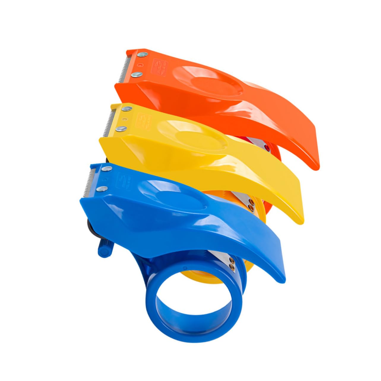 Gadpiparty 3 Sätze Teiliges Klebebandabroller Set Ergonomisch Handlich Mit Starker Schneidekraft Für Paketklebeband Bis Transparentes Kunststoffmaterial Zum Schnellen Und 3 Stücke * 3