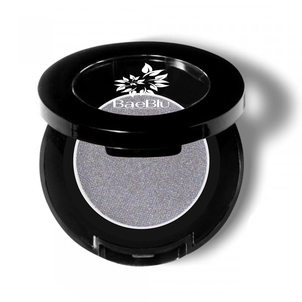 BaeBlu Hypoallergenic Eyeshadow Organic 100% Natural Finely Pressed Velvety Smooth Powder, Made in USA, Meteorite