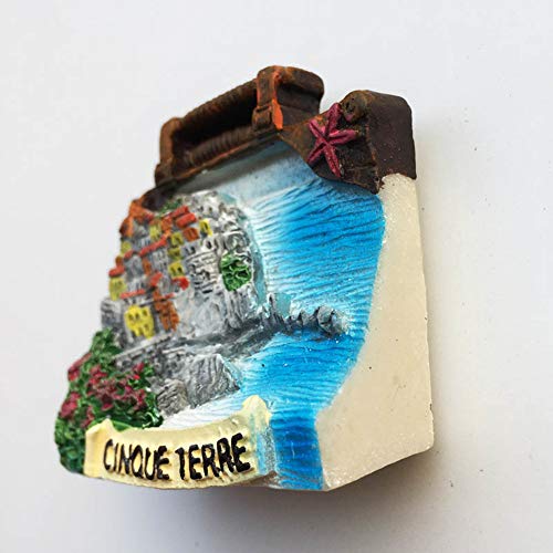 Imán de Nevera 3D Cinque Terre Italia Pack 2 miniatura 3