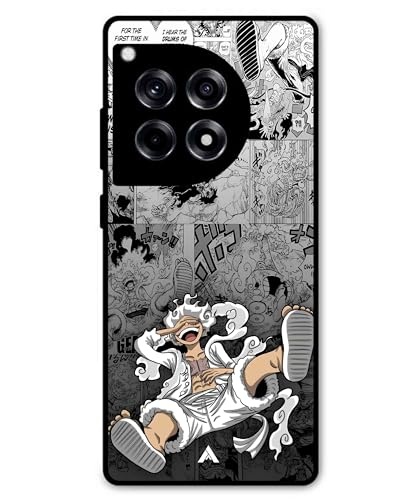 Image of Premium Anime 2 Case for Oneplus 12R (Glossy Finish) Soft-Touch Metal TPU Back Cover, Shockproof, Designer, Aesthetic Mobile Phone Case