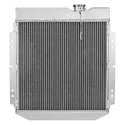 Image of BDFHYK Radiator with Cap for Chevrolet C10 C20 C30 K10 K20 K30 1975-1986, for Chevrolet Suburban Blazer 1977-1991, for GMC Jimmy R /V /G /P Series 1975-1993, Aluminum Core 3-Row 56mm, CU716 CU1599 DPI716