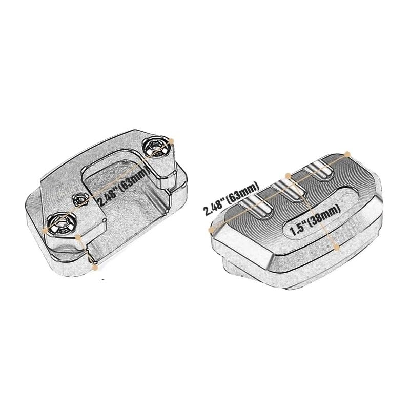Extension plaque de support centrale PCX aluminium CNC haut de gamme