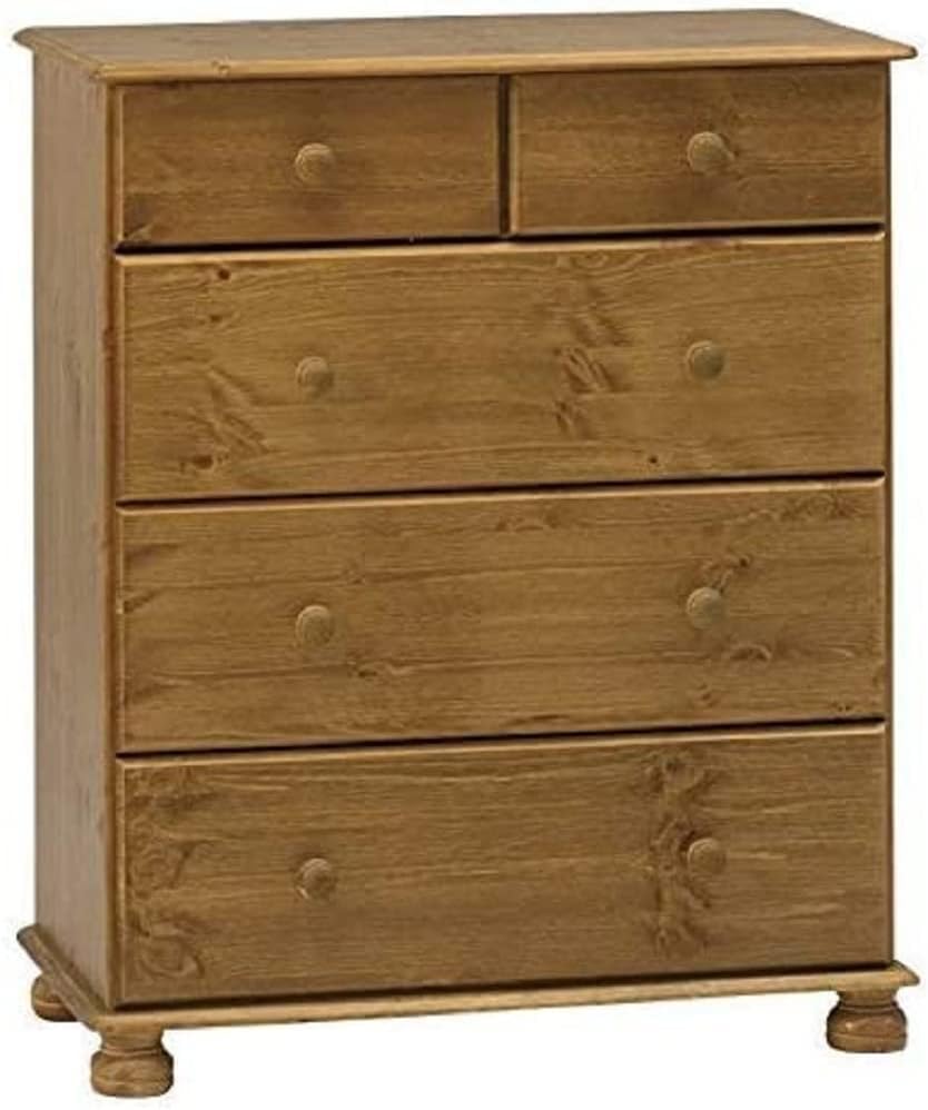 Steens Richmond 2 Plus 3 Deep Chest of Drawers, Pine - Brown