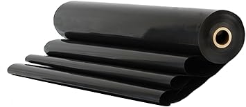 Image Outdoor Pond Liner 1.5x3m/5x10ft 3x4m/10x13ft 4.5x10m/15x33ft 20 Mil HDPE Pond Liners, Softer More Flexible, for Small Ponds, Fish Ponds, Streams Fountains and Garden Waterfall (Color : 0.5MM Thick,
