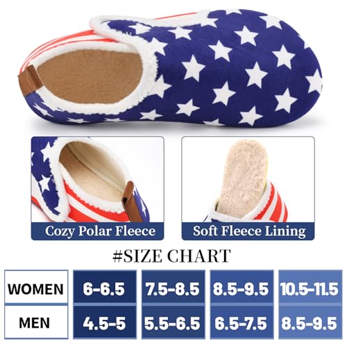 Image of Ibeauti Women Mens House Slippers Lightweight Comfy Barefoot Slipper Socks Rubber Sole House Shoes for Indoor /Outdoor Bedroom Travel