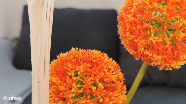 Modern Pastoral LED Floor Lamp: Decorative Hand-Woven Rattan