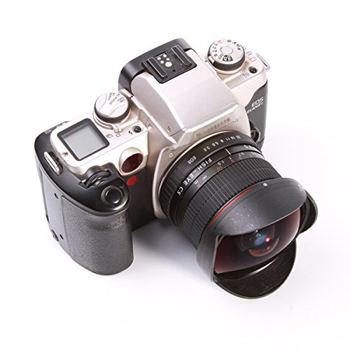 Fotga Pro 8mm F/3.5 Super Wide Fisheye Per Nikon – Obiettivo Fish-eye Manuale Con Paraluce, Per Reflex APS-C (D7100, D7000, D5300, D3300, D90, Ecc.)