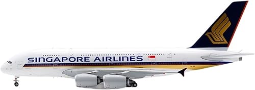 AROZON Modelo de escala de avión 1200 apto para aerolíneas A380 9V-SKB modelo de aleación de metal coleccionable de avión de exhibición de recuerdo,