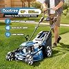 Gas Powered Push Lawnmower, 21-Inch Cutting Deck, 201cc 4-Cycle Engine, 7 Levels Adjustable Cutting Height, 3-in-1 Functions (Bagging, Mulching and Side Discharge)