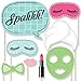 Big Dot of Happiness Spa Day - Photo Booth Props Kit 20 Count