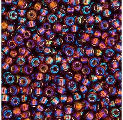 Miyuki Seed Bead 11/0 APX.22g - Aqua Silver Lined AB Japanese Glass Seed Beads