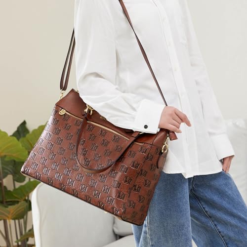 Image of Badgley Mischka Madalyn Vegan Leather Travel Tote Weekender Bag