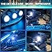 Mililier LED Light Kit for Lego 75394 Star Wars Imperial Star Destroyer Set, Blue Underglow Lights Compatible with Lego 75394 Set (Not Include Blocks Set)