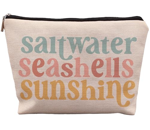 Beach Makeup Bag with Seashell Style