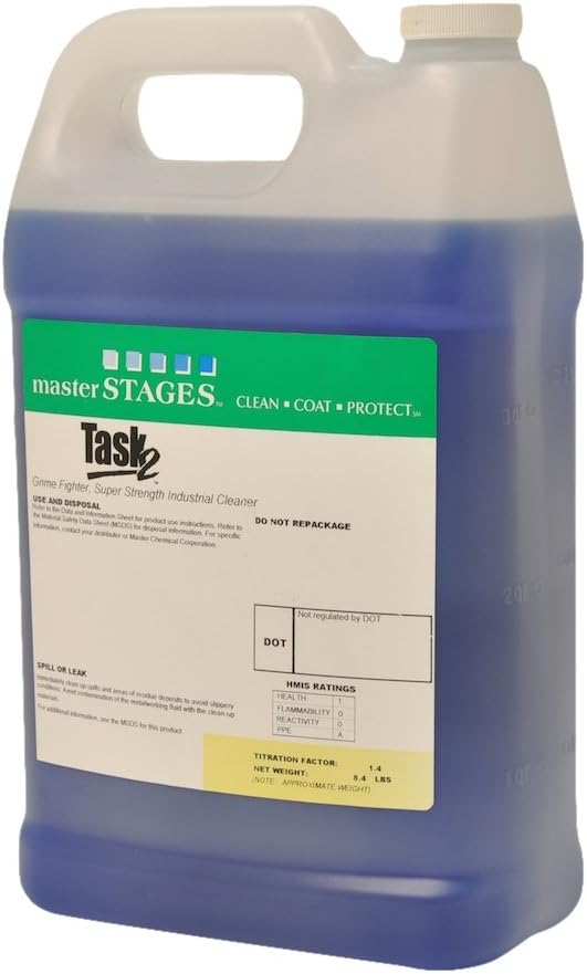 TASK2GF/1 Grime Fighter Super Strength Industrial Cleaner, Task 2, Blue, 1 gal Jug