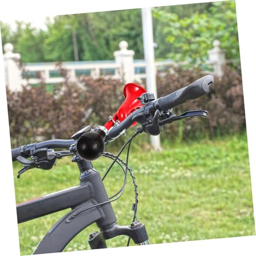 Klaxon de vélo en métal rétro rouge compatible VTT et route - 7