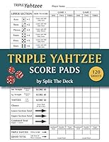 Triple Yahtzee Score Pads: 120 Large Score Sheets 1661838545 Book Cover
