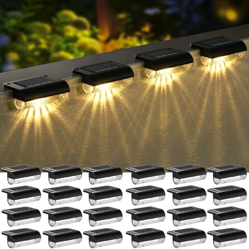 Mancra Solar-Stufenleuchten Warmweiß 24 Stück