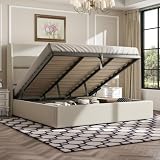 AMERLIFE King Lift Up Storage Bed