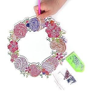 Craft Strass Schilderen 5D Bloemenslinger Kristal Borduurwerk Schilderijen Art Cross Stitch Arts Craft DIY Art Crafts Ornamenten(DZ606)