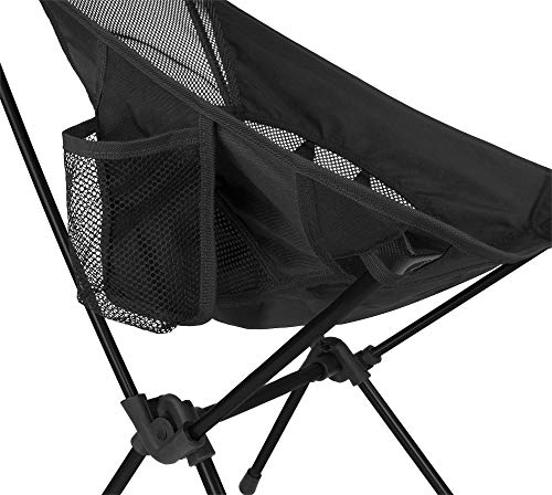 normani Ultralight Folding Camping Chair XXL Camping Chair with Long Backrest and Cushion Outdoor Chair Beach Chair Travel Chair Folding Chair Fishing Chair - Load Capacity 150 kg (330 lbs) - Image 8