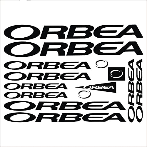 Amazon Co Jp Orbea自転車アクセサリー用1セットmtbカーステッカーフレームロードバイクサイクリングdiyバイク装飾ステッカー 32cm cm 黒 ベビー マタニティ