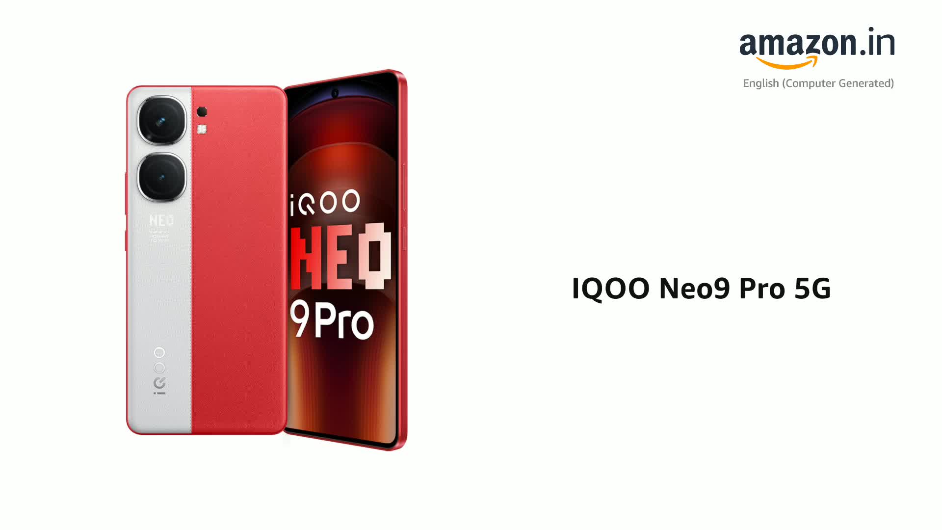 Refurbished) iQOO Neo9 Pro 5G (Fiery Red, 12GB RAM, 256GB Storage