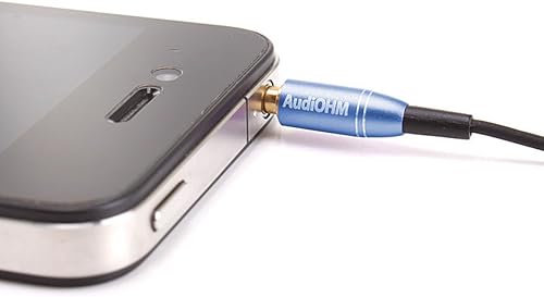 Miniatura 4 de GOgroove AudiOHM - Auriculares HF con micrófono, graves profundos y cómodos geles de oído (azul) con diseño de aislamiento de ruido, carcasa