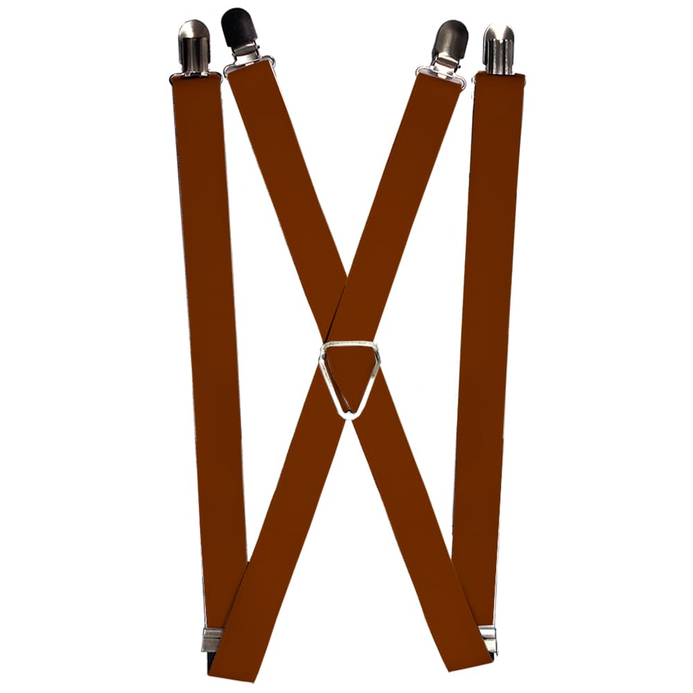 Tirantes marrones de 1 pulgada Buckle-Down para lucir un estilo casual en la oficina 4