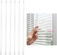 Vista 1 de Khakho 6 piezas de repuesto para persianas verticales, accesorios para abridor de persianas, barra de control de barra vertical, varilla de repuesto