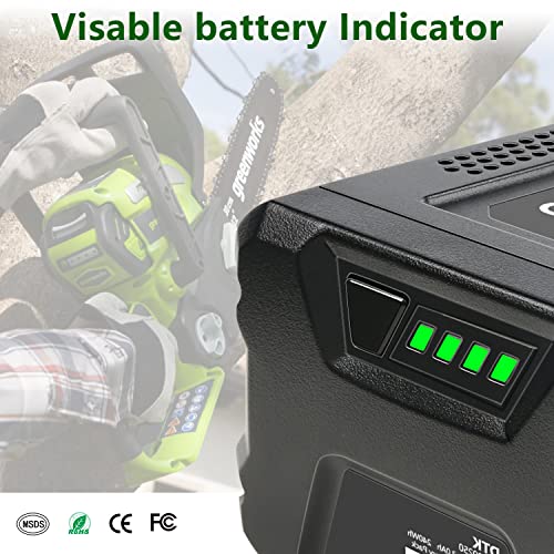 Image of DTK Replacement for Greenworks 80V Battery Cordless Power Tools 3000mAh ED80L00, TL80L00, ST80L210