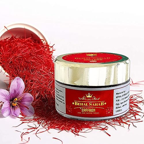 Behal Sahab 100% Pure Saffron - 0.071 oz (2 Gram)