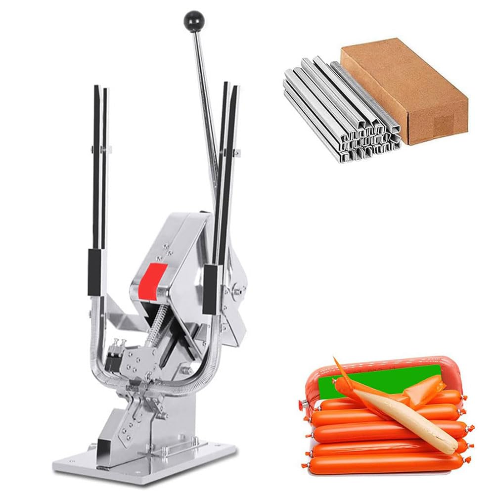 AYCDL Manual U Shape Sausage Sealing Machine,Plastic Bag Tying Machine,for Cafe Shops,Supermarket,Food Processing