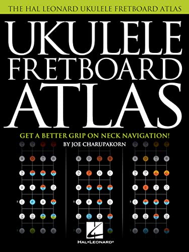 Ukulele Fretboard Atlas : dictionnaire visuel manche ukulélé et diagramme notes