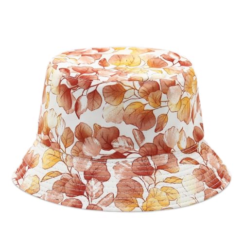 Image of Quanhaigou Bucket Hat for Men Women,Packable Reversible Printed Sun Hats,Fisherman Outdoor Summer Travel Hiking Beach Caps