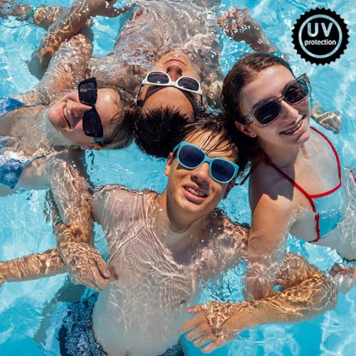 100 Pairs 20 Colors Sunglasses Bulk,Party Sunglasses for Adults Teens and Kids,80s Retro Style Plastic Sunglasses for Birthday Graduation Pool Beach Party Supplies,Holiday Gifts3