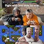 2025 Upgrade Wireless Retro Game Console,Retro Game Stick with 20,000+ Games,4k Hdmi Output Game Stick,TV-Connectable Game Stick,Plug and Retro Play Video Games for Tv,Retro Game Stick.Whtie64GB - Image 2