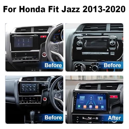 GPS Voiture Honda Jazz 3 et Fit 3 avec navigation Europe et connexion Bluetooth stable - 2