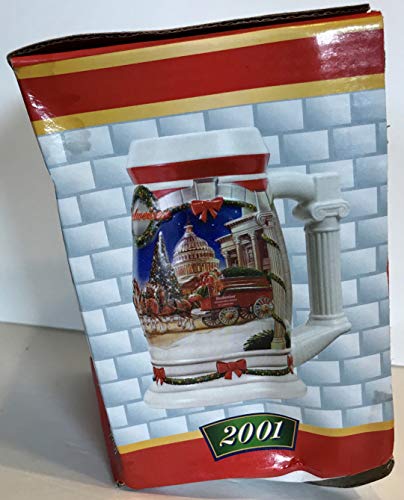 2001 Budweiser Holiday Stein - Thumbnail 2