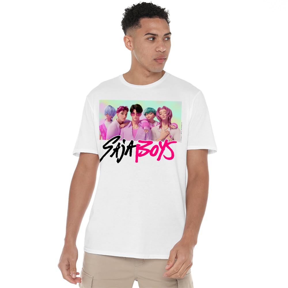 Netflix Kpop Demon Hunters Licensed T-Shirt - 3XL - White