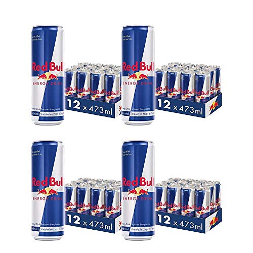 Energético Red Bull Energy Drink, 473 ml ( 48 Latas )
