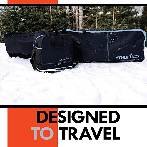 image for Athletico Padded Two-Piece Snowboard and Boot Bag Combo | Store & Tran